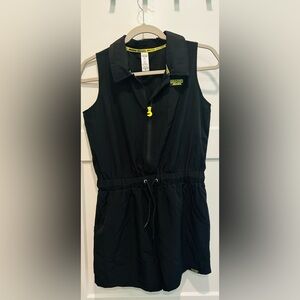 PAC Man Justice black romper  girls XL 16/18